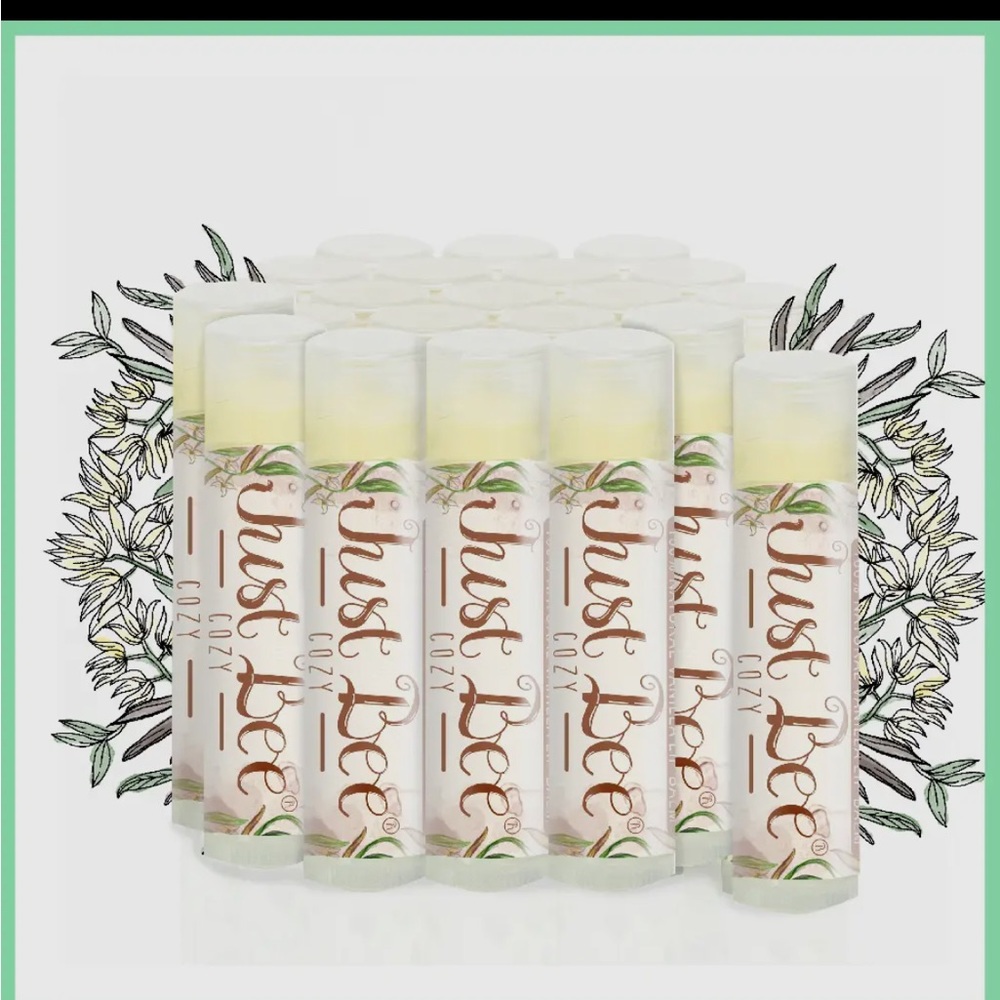 New Just Bee Vanilla Lip Balm